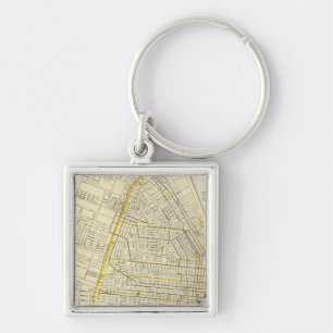 Map of St Louis City Keychain