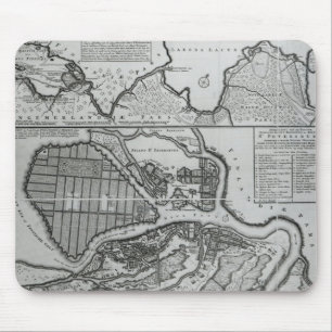 Map of St.Petersburg, c.1750 Mouse Pad