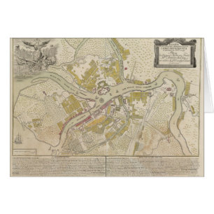 Map of St. Petersburg Russia, 1737