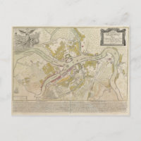 Map of St. Petersburg Russia, 1737