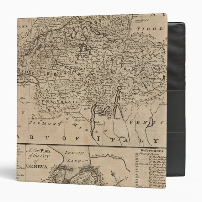 Map of Switzerland Binder (Front/Inside)