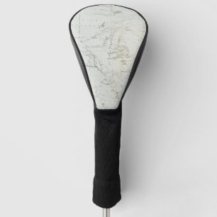 Map of Texas and part of New Mexico Golf Head Cover