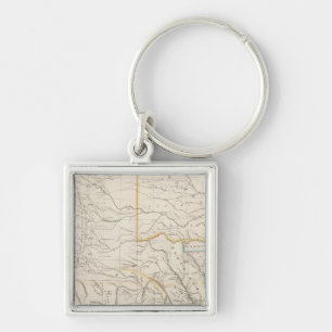 Map of Texas Keychain