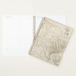 Map of Texas Planner