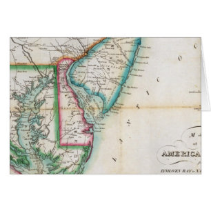 Map of the American Coast