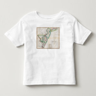 Map of the American Coast Toddler T-shirt