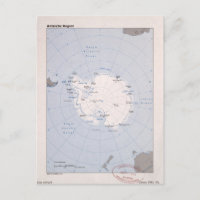 Map of the Antarctic Region (1982)