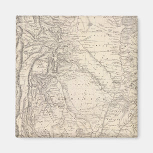 Map of the Argentine Confederation Magnet