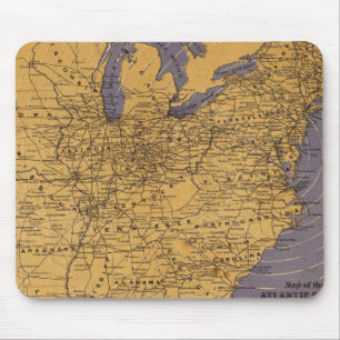 Map of the Atlantic States Mouse Pad
