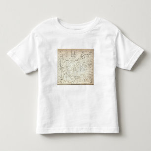Map of the Back Settlements Toddler T-shirt