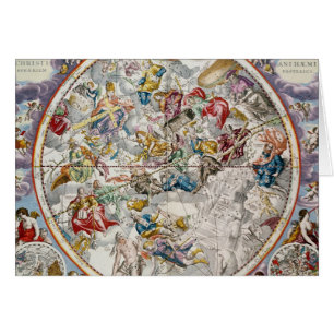 Map of the Christian Constellations as depicted