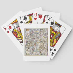Map of the Christian Constellations as Depicted by Playing Cards