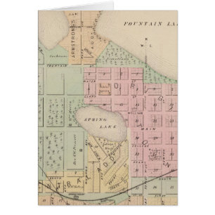Map of the City of Albert Lea, Minnesota