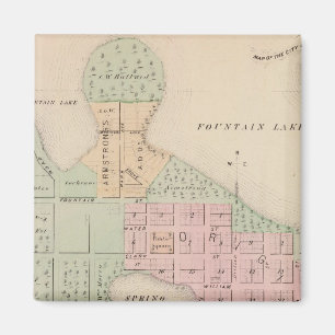 Map of the City of Albert Lea, Minnesota Magnet