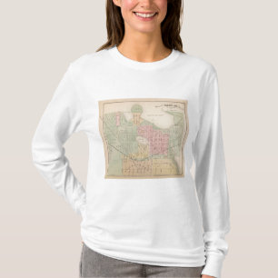 Map of the City of Albert Lea, Minnesota T-Shirt