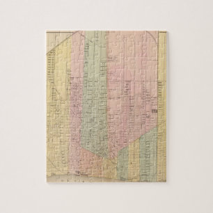 Map of the City of Detroit Jigsaw Puzzle