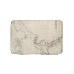 Map of the Colony of New Zealand Bath Mat
