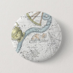 Map of The Constellations Plate XXVI 2 Inch Round Button