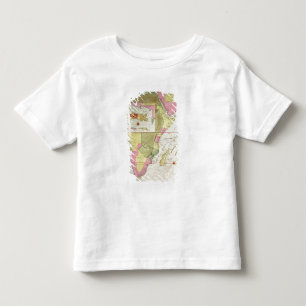 Map of the Countries of Africa Toddler T-shirt