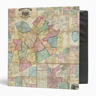 Map of the County of Norfolk, Massachusetts Binder
