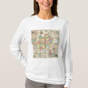 Map of the County of Norfolk, Massachusetts T-Shirt