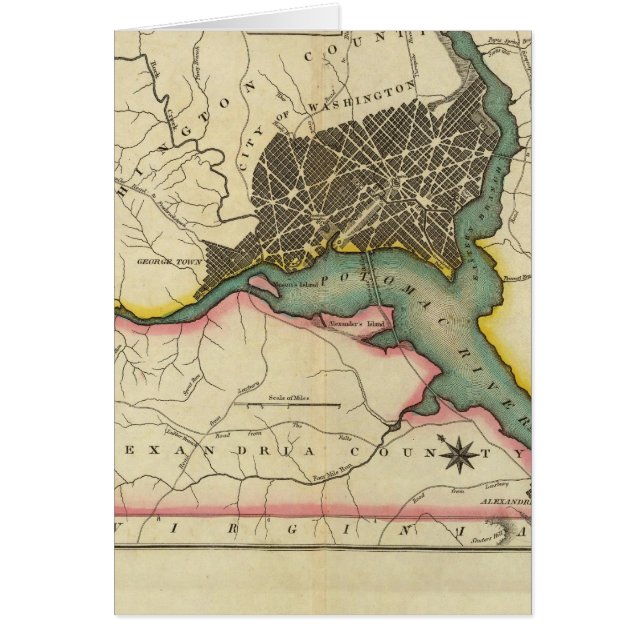 Map Of The District Of Columbia (Front)
