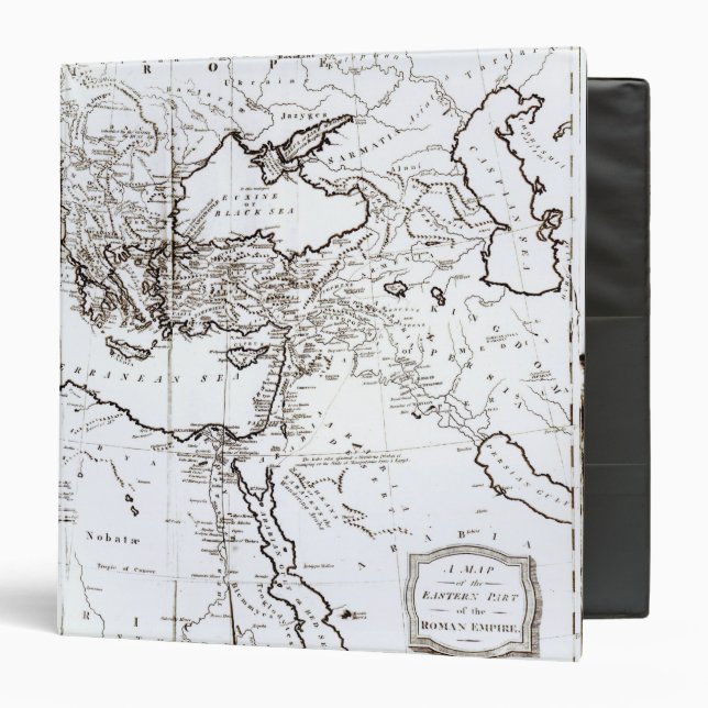 Map of the Eastern Part of the Roman Empire Binder (Front/Inside)