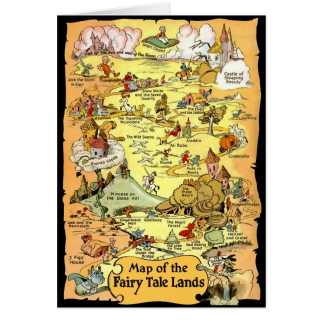 Map of the Fairy Tale Lands (Front)