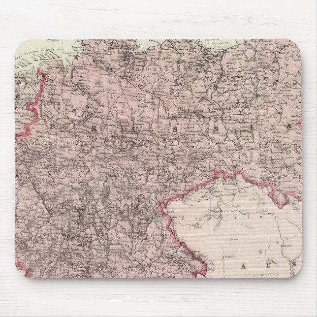 Map of the German Empire Mouse Pad (Front)