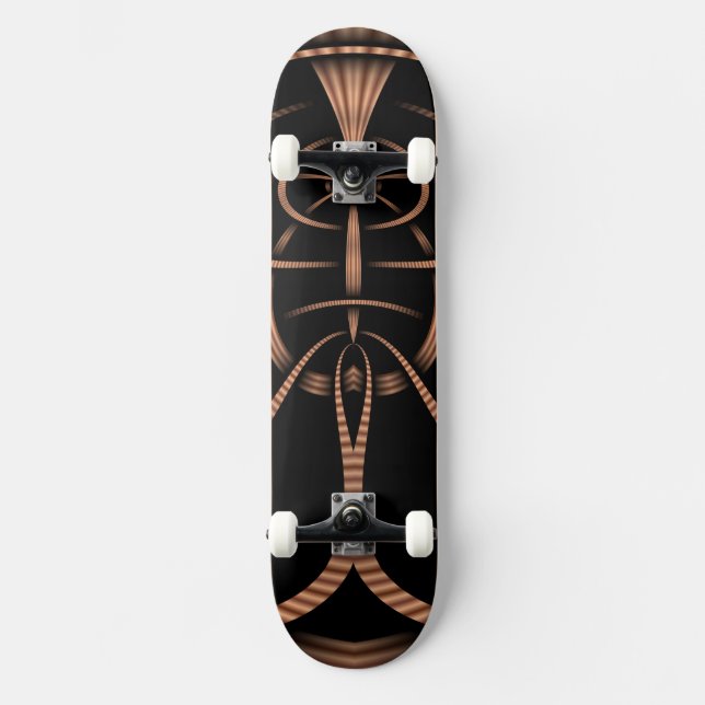 Map of the Gnarly Half-pipe Skateboard (Front)