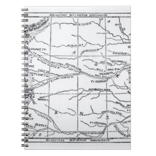 Map of the Gold Region, published in 'The Weekly' Notebook