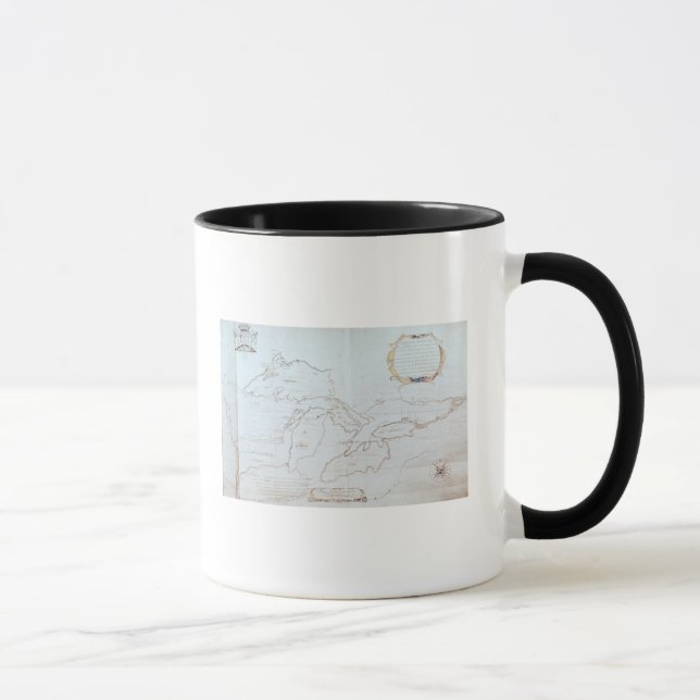 Map of the Great Lakes Mug (Right)