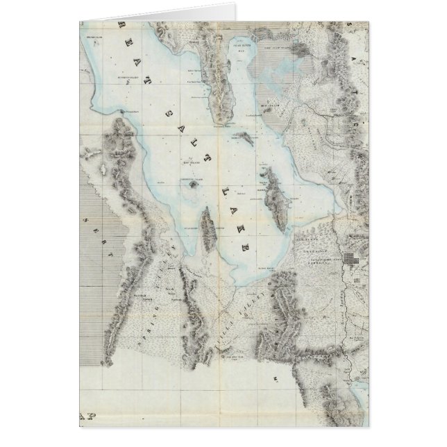 Map of the Great Salt Lake (Front)
