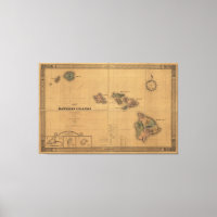 Map of the Hawaiian Islands (1876)