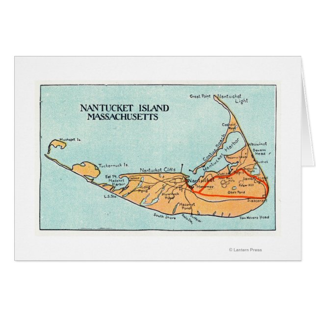 Map of the Island (Front Horizontal)