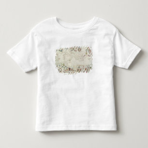 Map of the Mediterranean, 1625 Toddler T-shirt