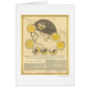 Map of the Moon and a Solar Eclipse by Panser 1748