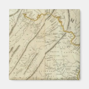 Map of the most Inhabited part of Virginia, NJ. PA Magnet