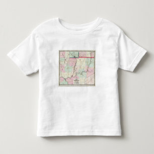 Map Of The Oil District Of Pennsylvania Toddler T-shirt