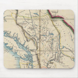 Map of the Oregon Territory 2 Mouse Pad