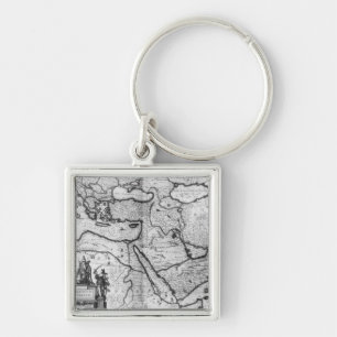 Map of the Ottoman Empire Keychain