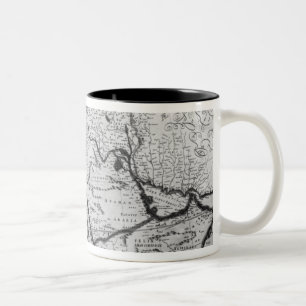 Map of the Ottoman Empire Two-Tone Coffee Mug