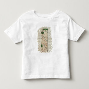 Map of the Paris to St. Germain Railway, by Toddler T-shirt