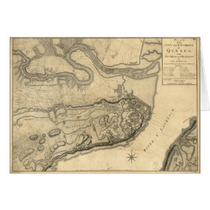 Map of the Province of Quebec Canada (1776)