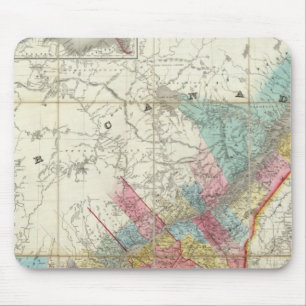 Map Of The Provinces Of Canada Mouse Pad