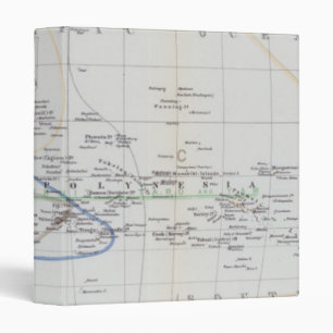 Map of the Races of Oceania and Australasia Binder