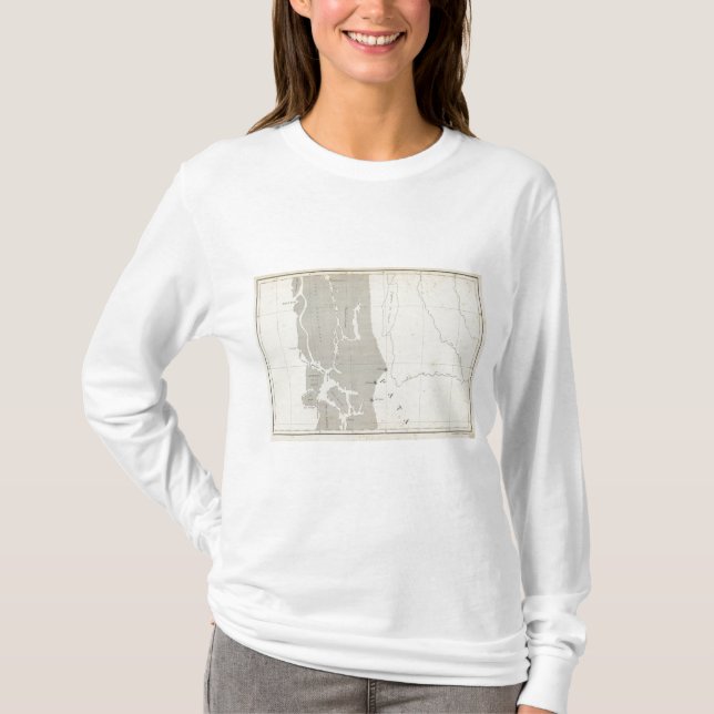 Map of the Republic of Chile 11 T-Shirt (Front)