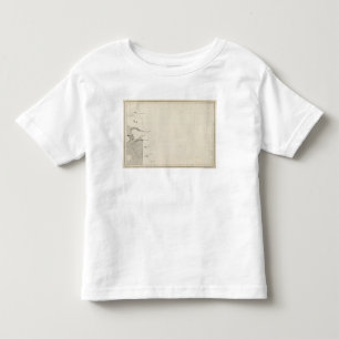 Map of the Republic of Chile 13 Toddler T-shirt