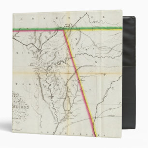 Map of the Seat of War among the Creek Indians Binder