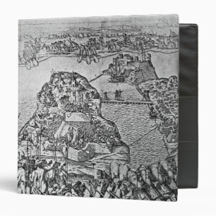 Map of the Siege of Malta in 1565 Binder